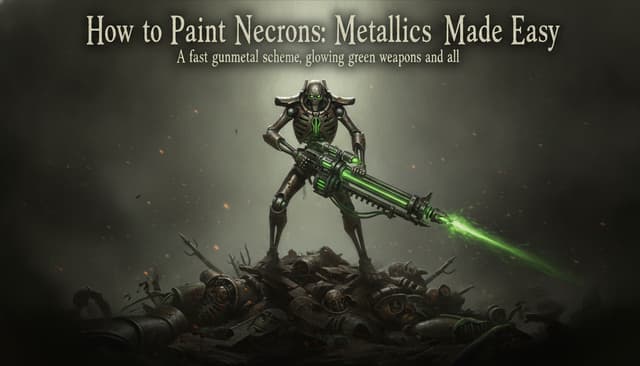 How to Paint Necrons: Metallics Made Easy