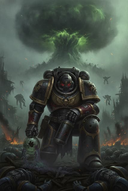Galaxy in Flames, cover art