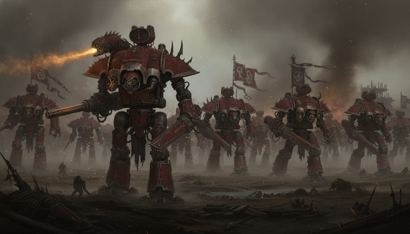Chaos Knights faction art