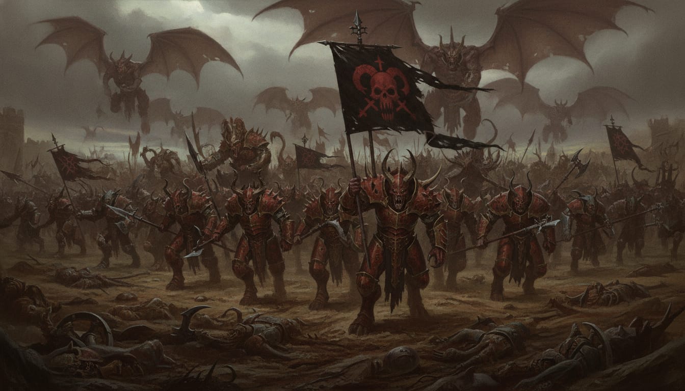 Daemons of Chaos faction art