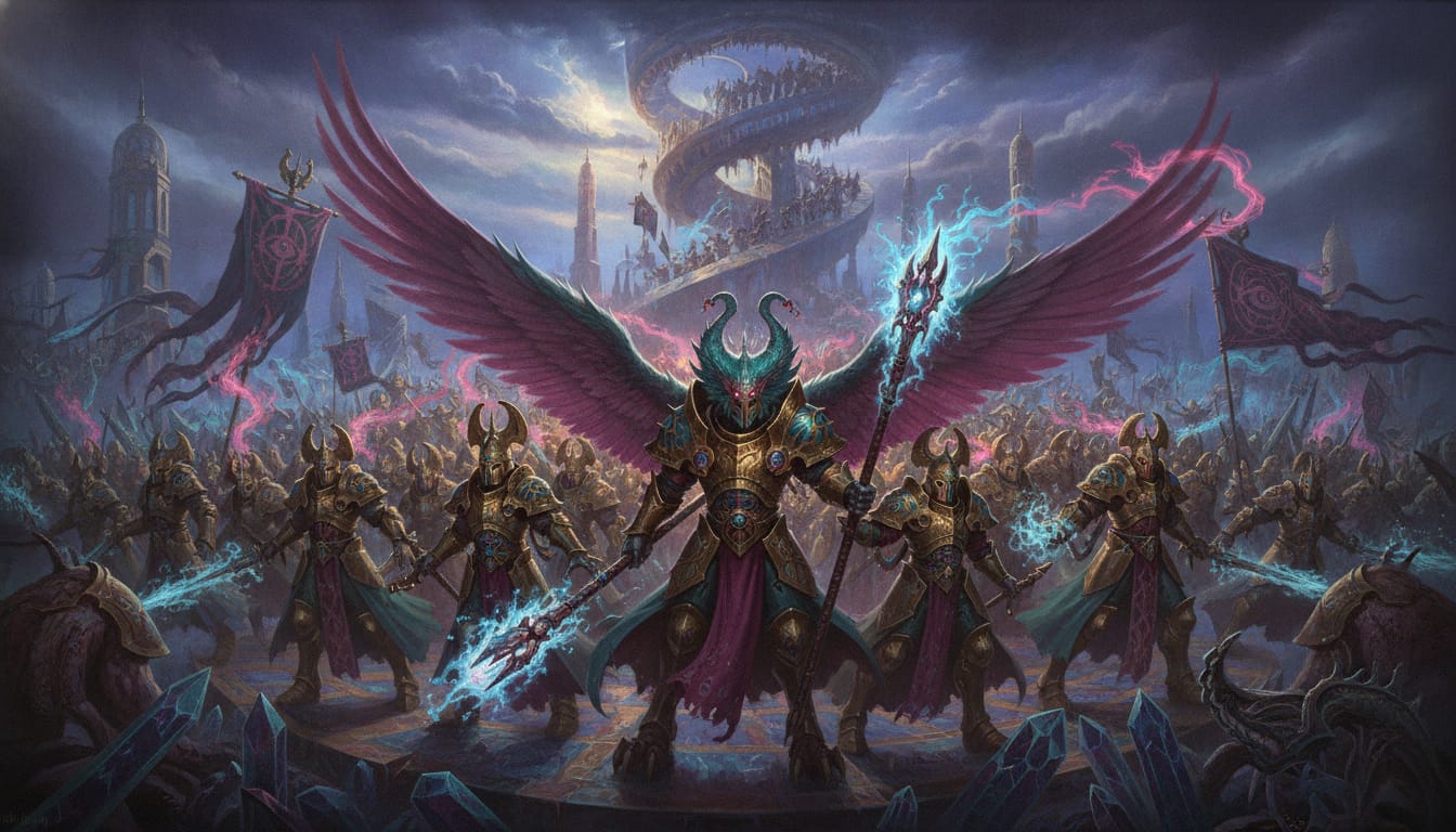Disciples of Tzeentch faction art