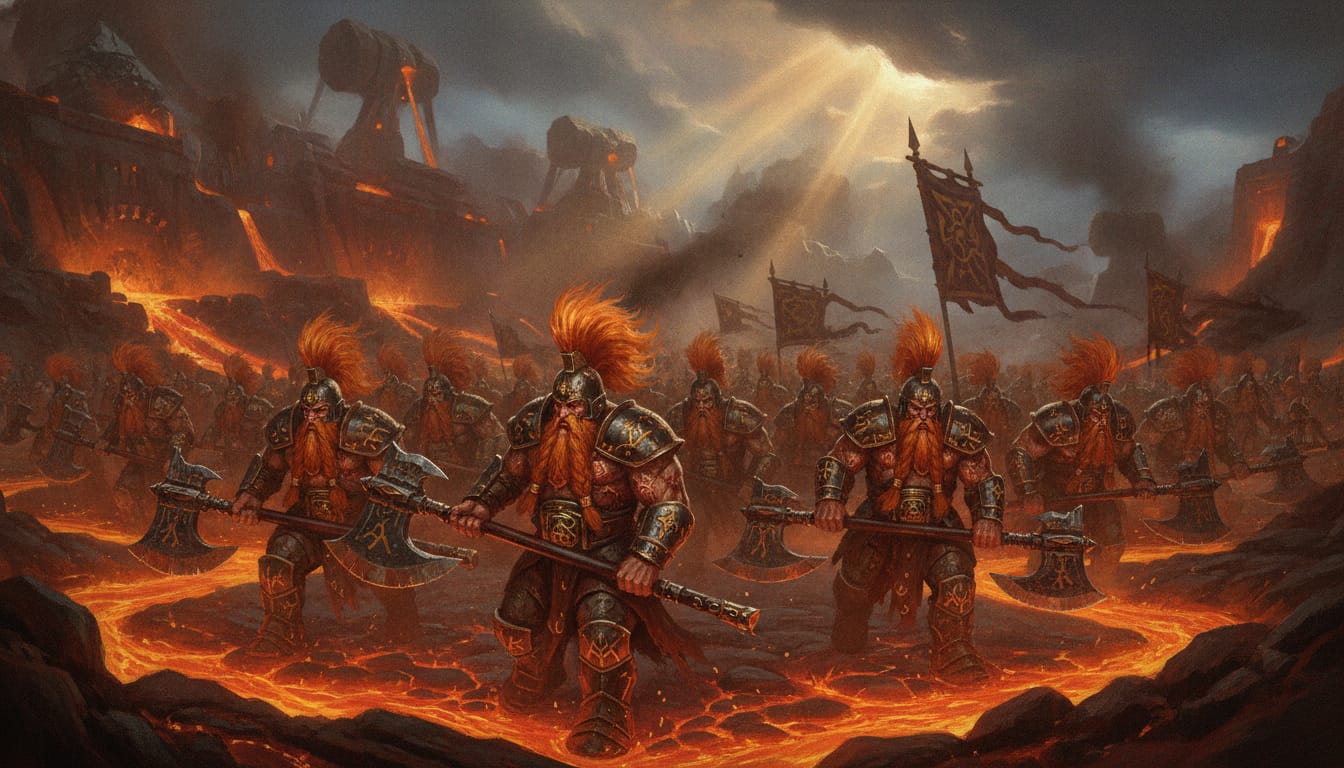 Fyreslayers faction art