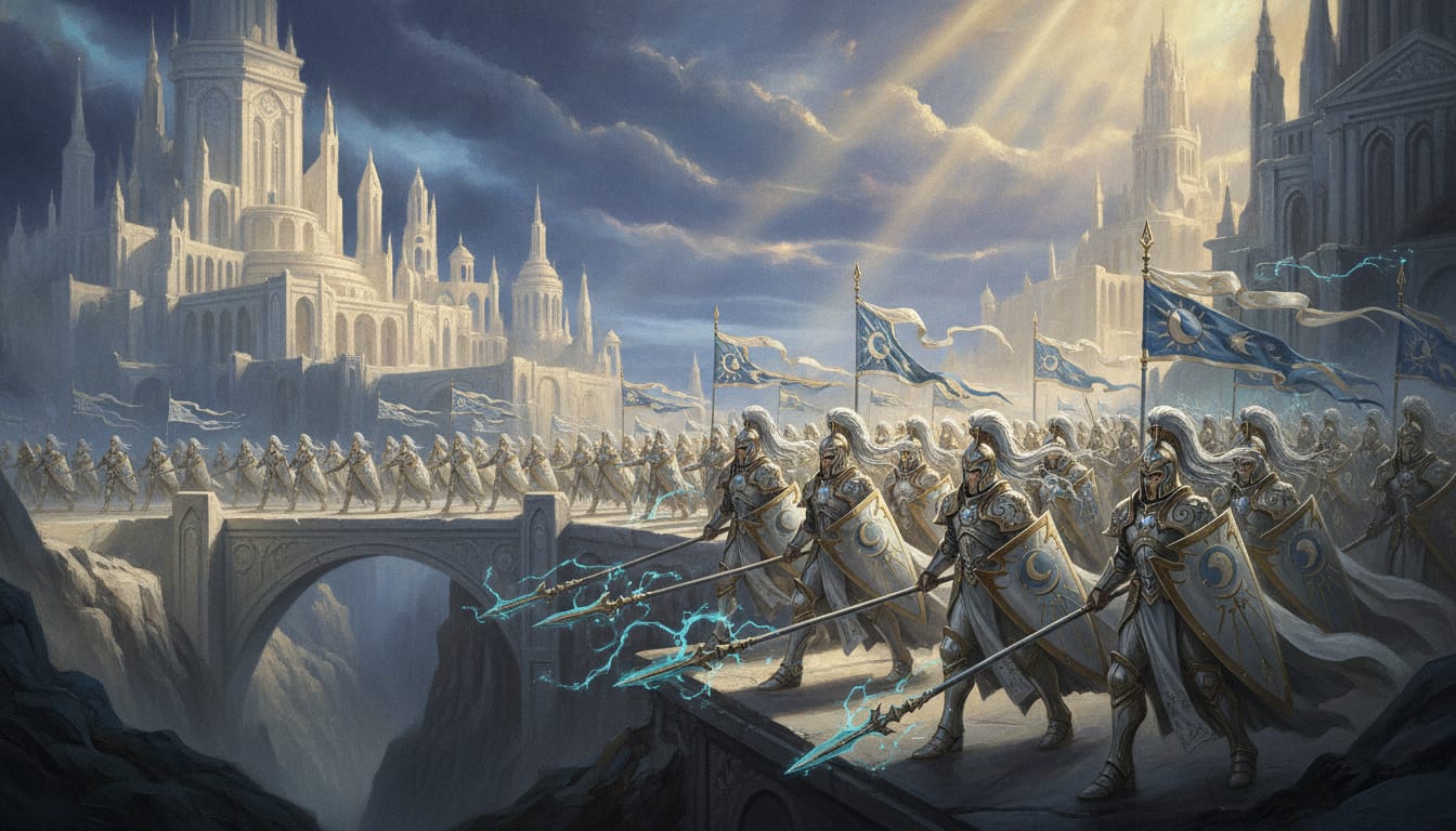 Lumineth Realm-lords faction art