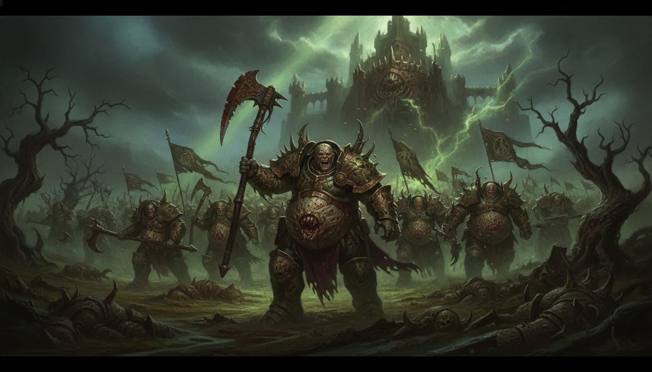 Maggotkin of Nurgle faction art