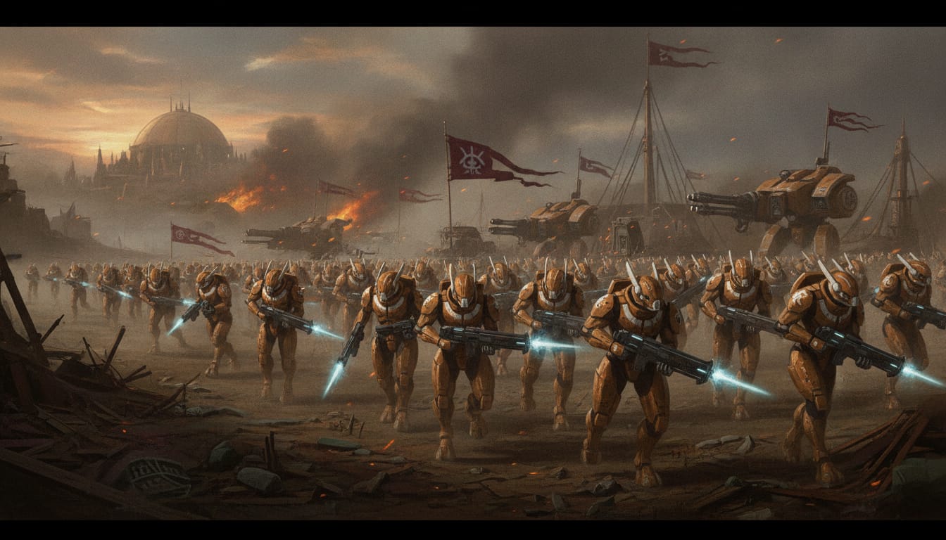 T'au Empire faction art