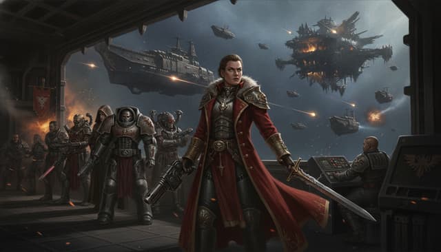 Warhammer 40,000: Rogue Trader key art