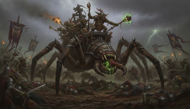 Illustration of The Arachnarok Spider