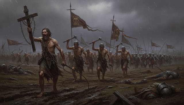 Illustration of The Flagellants