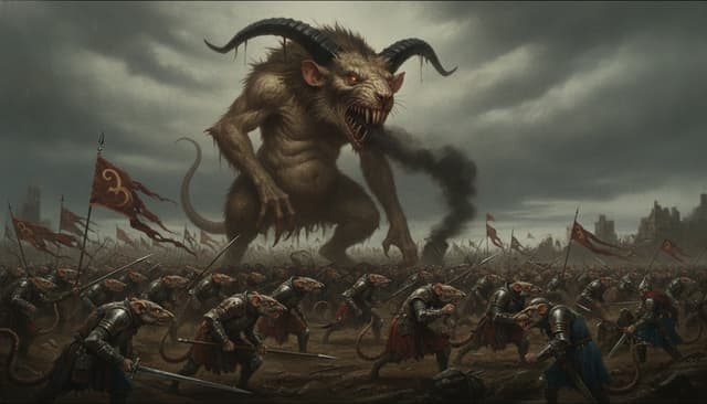 Illustration of The Great Horned Rat