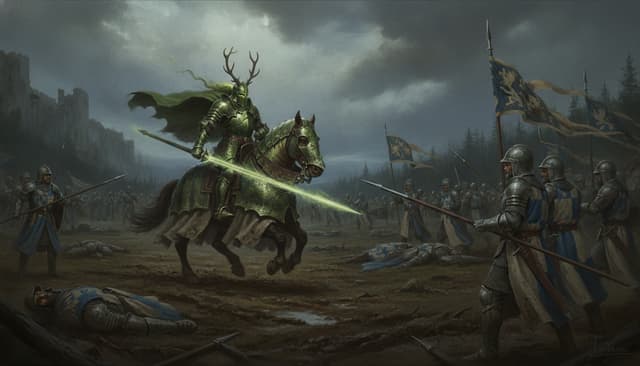 Illustration of The Green Knight