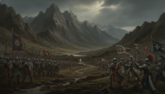 Illustration of The Grey Mountains
