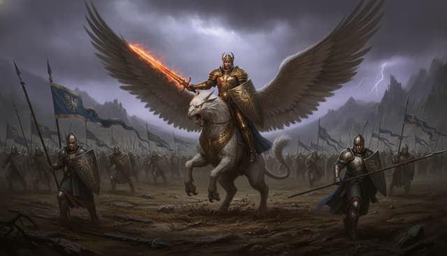 Illustration of The Phoenix King