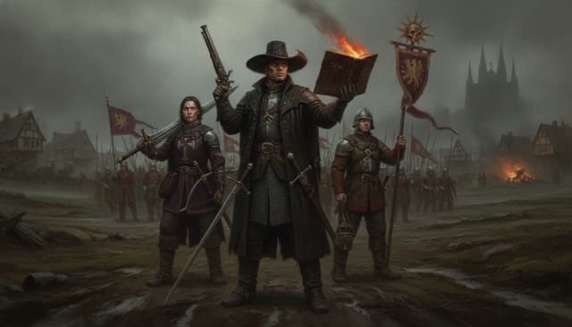 Illustration of The Witch Hunters