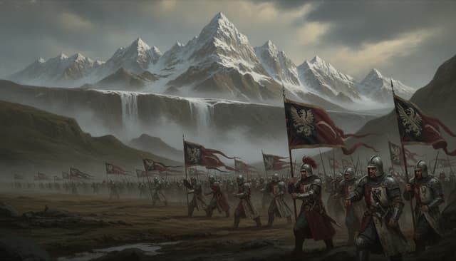 Illustration of The World's Edge Mountains