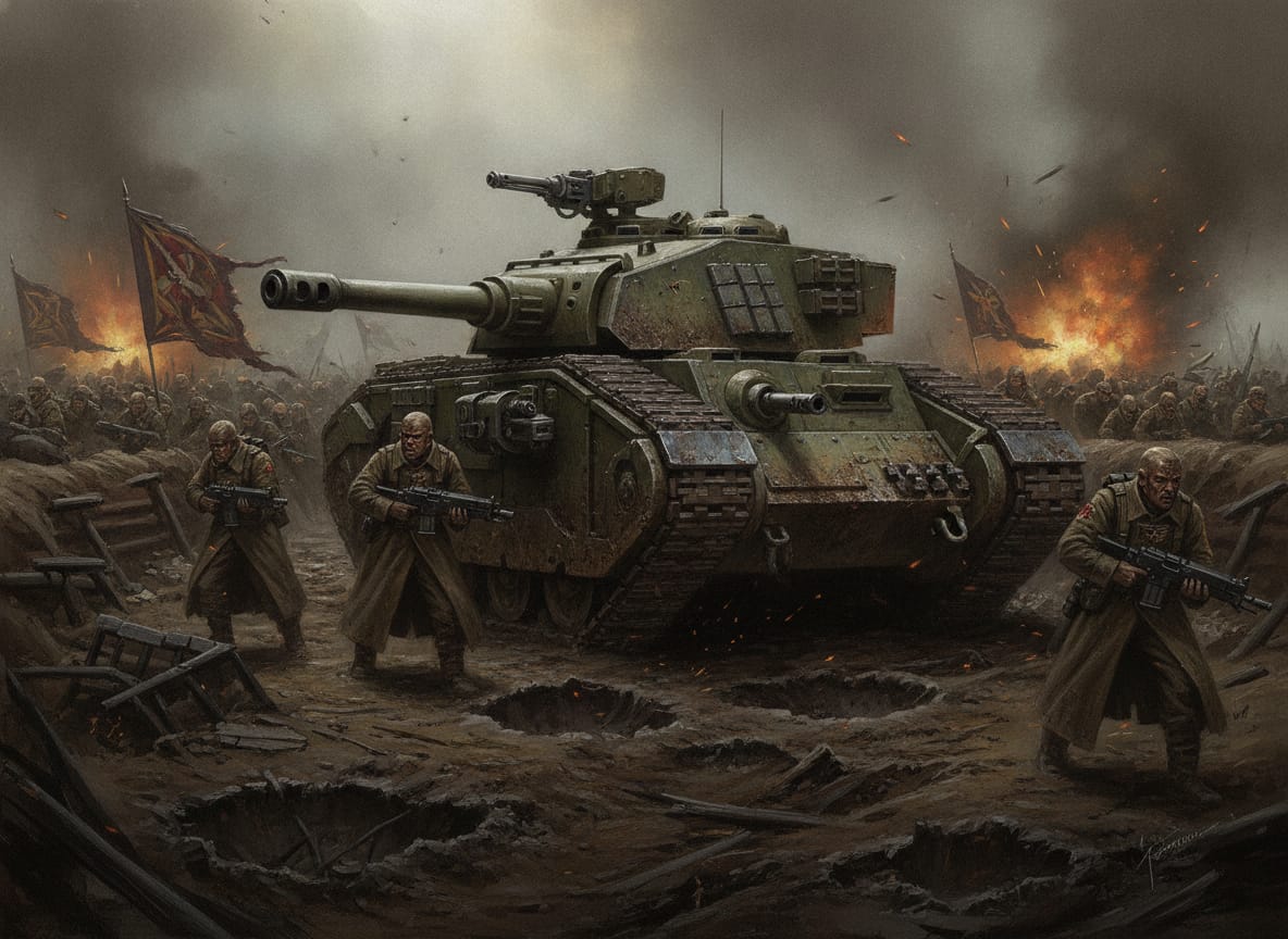 Leman Russ Battle Tank, unit art