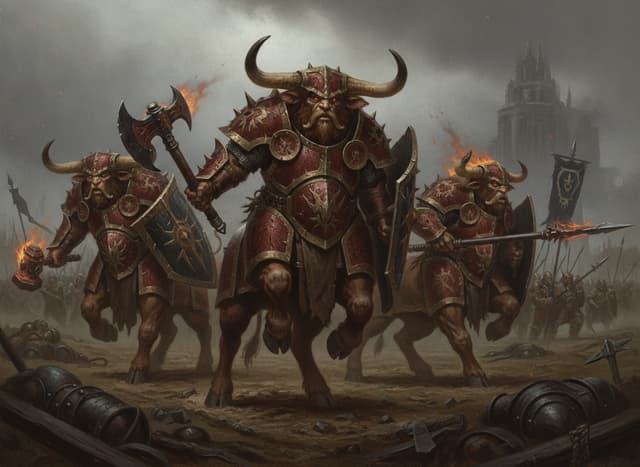 Bull Centaur Renders
