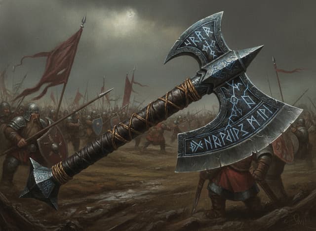 Dwarf Rune Axe