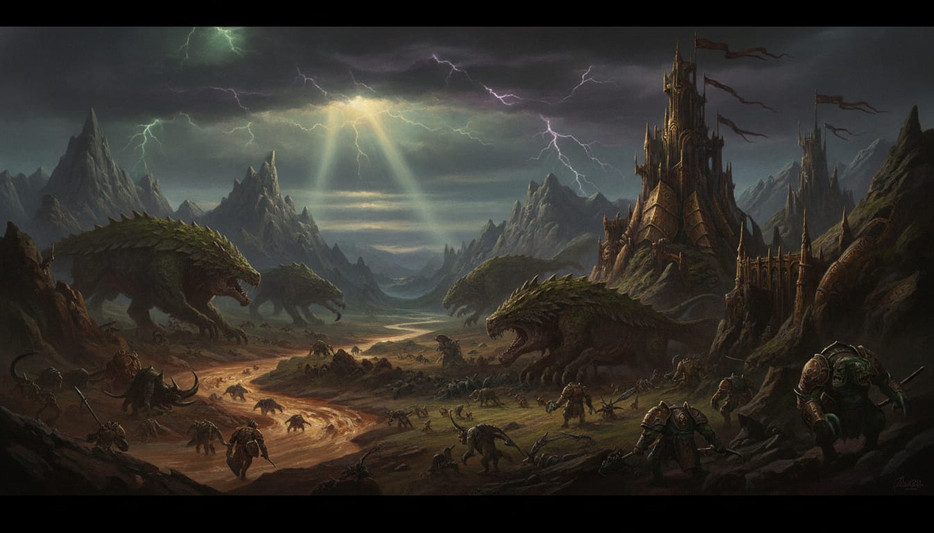 Ghur, the Realm of Beasts, Warhammer world art