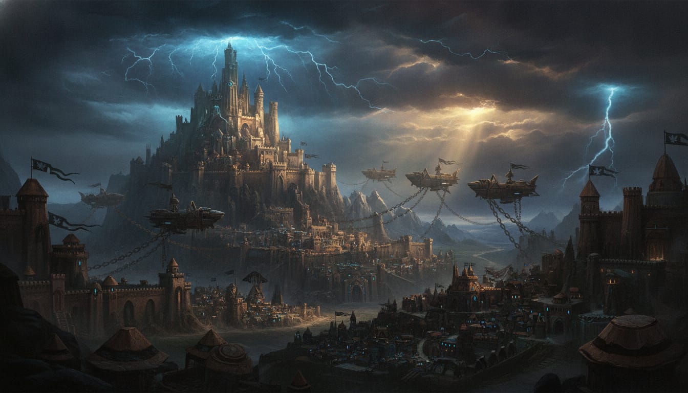 Tempest's Eye, Warhammer world art